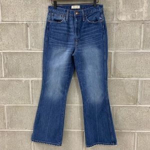 Madewell High Rise Rigid Flare Denim Jeans